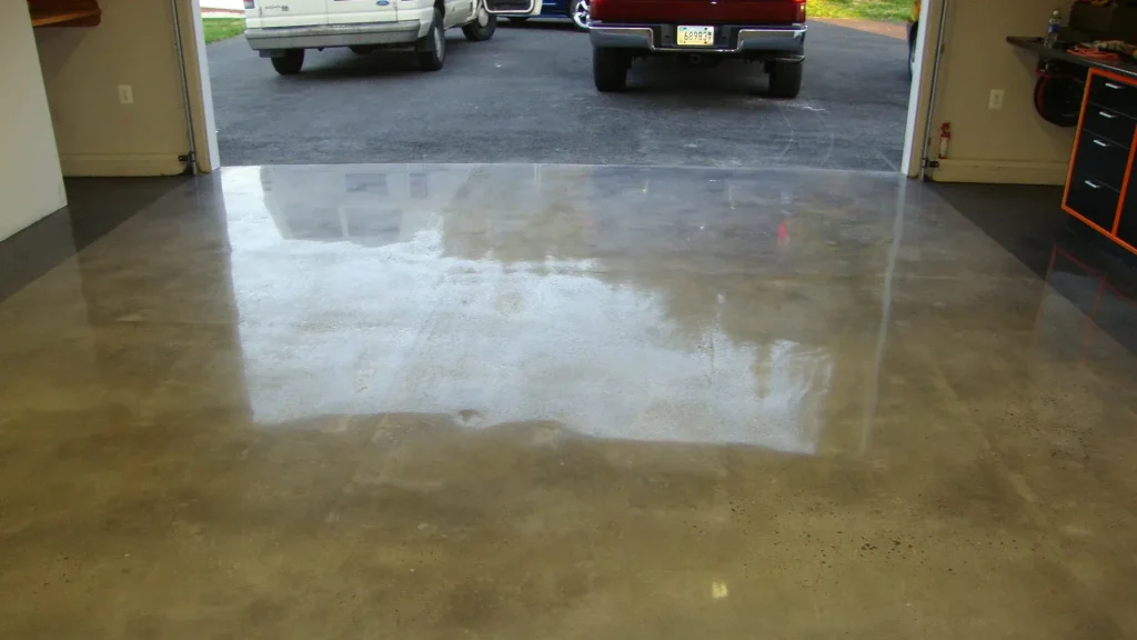 Polished concrete floors for commercial spaces
